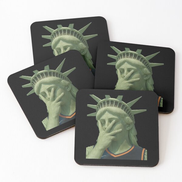 Item preview, Statue of Liberty Facepalm Sports Fan designed and sold by anthonyperry6.