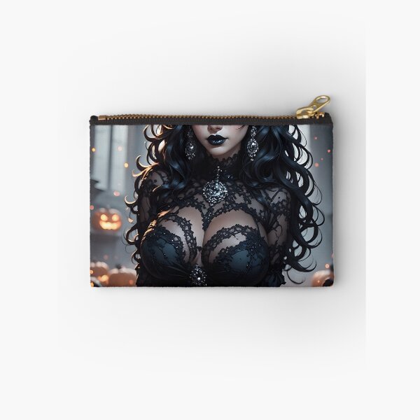 Item preview, Hot Halloween Anime Girl Goth Mommy Waifu Woman designed and sold by Your New Fixation.