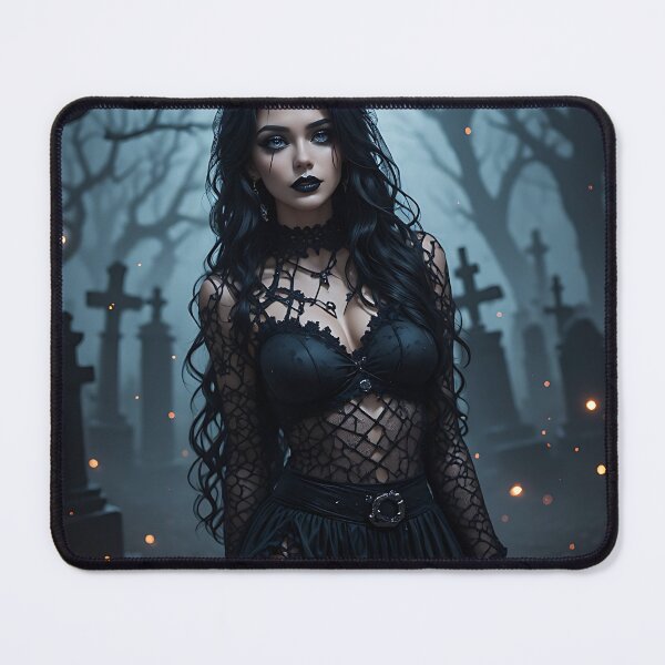 Item preview, Hot Halloween Anime Girl Goth Mommy Waifu Woman designed and sold by Your New Fixation.