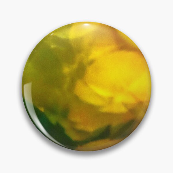 Item preview, Golden Mist & Honey Blossom: Impressionist Amber & Turquoise Abstract Art designed and sold by ElionSolis.