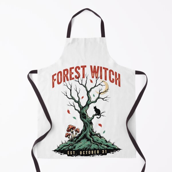 Item preview, Forest Witch Halloween Tree Design Graphic Tee v15 designed and sold by DarylWelsh2024.
