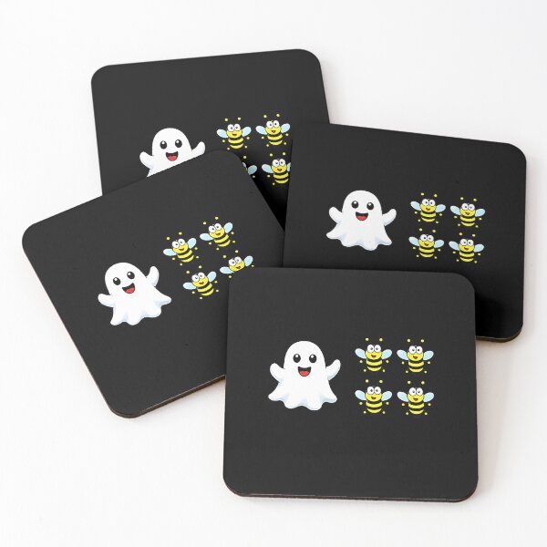 Item preview, Boo Bees Funny Halloween Pun – Cute Ghost and Bumble Bees designed and sold by Byhergawaa.