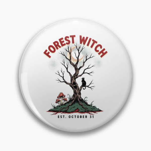 Item preview, Forest Witch Halloween Tree Design Graphic Tee v16 designed and sold by DarylWelsh2024.