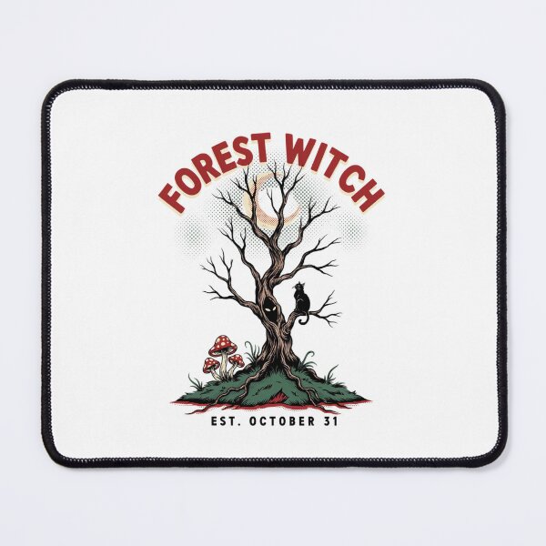 Item preview, Forest Witch Halloween Tree Design Graphic Tee v16 designed and sold by DarylWelsh2024.