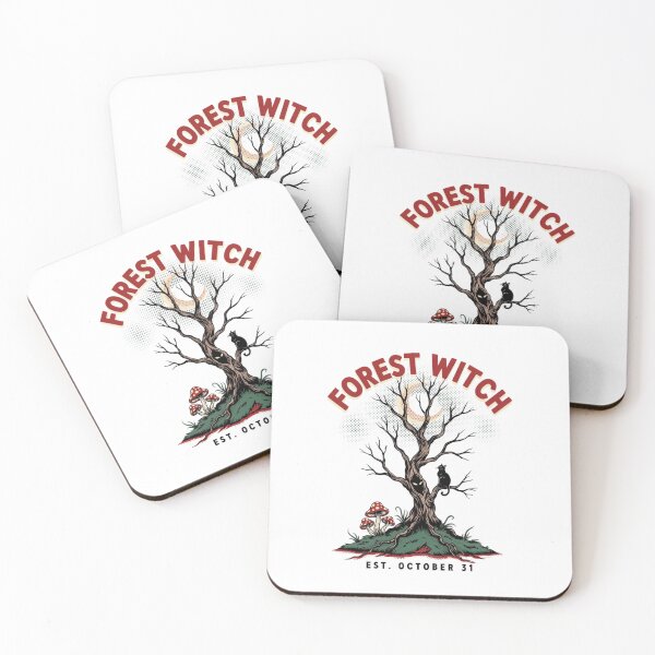 Item preview, Forest Witch Halloween Tree Design Graphic Tee v16 designed and sold by DarylWelsh2024.