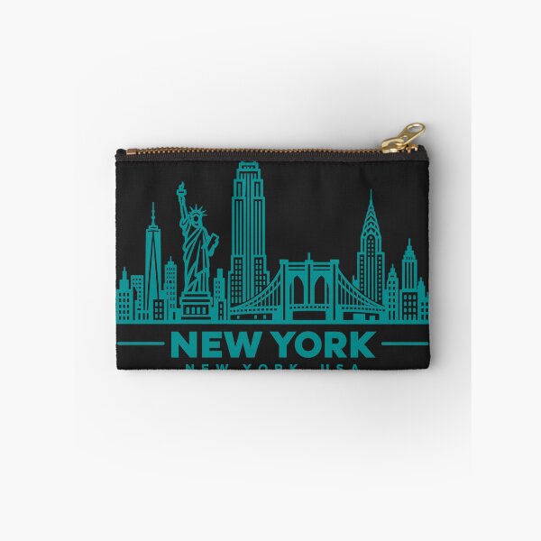 Item preview, New York USA Line Art Skyline Poster designed and sold by CMYKStudio.