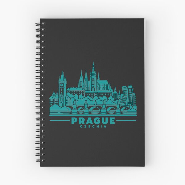 Item preview, Prague Czechia Line Art Skyline Poster designed and sold by CMYKStudio.