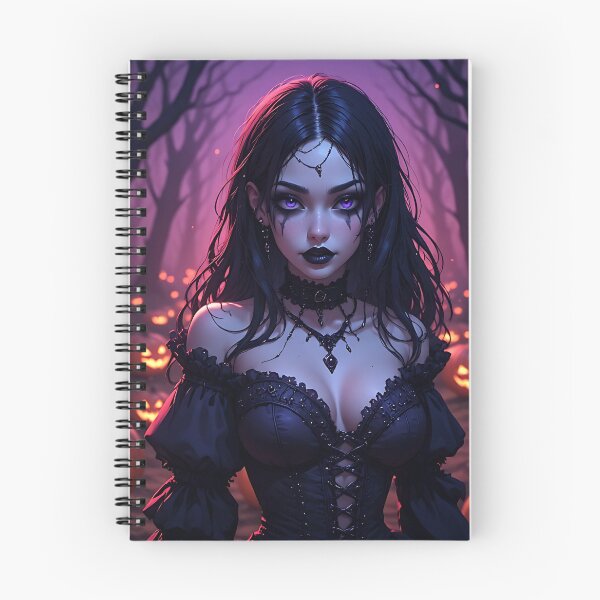 Item preview, Hot Halloween Anime Girl Goth Mommy Waifu Woman designed and sold by Your New Fixation.