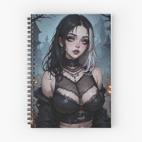 Item preview, Hot Halloween Anime Girl Goth Mommy Waifu Woman designed and sold by Your New Fixation.