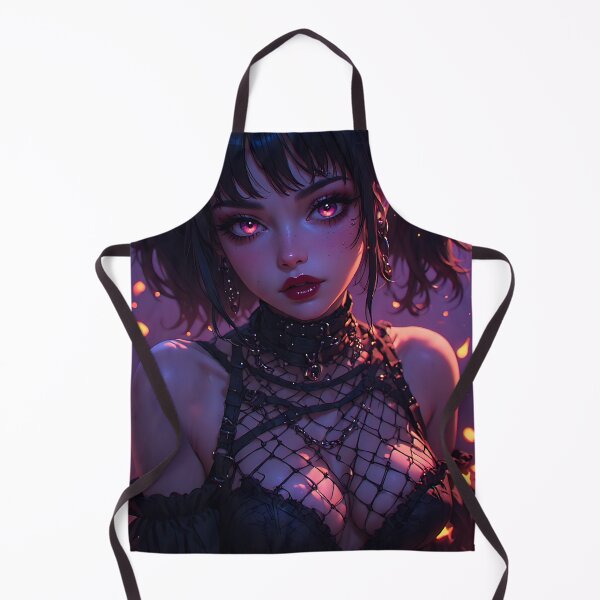 Item preview, Hot Halloween Anime Girl Goth Mommy Waifu Woman designed and sold by Your New Fixation.
