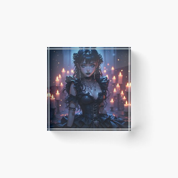 Item preview, Hot Halloween Anime Girl Goth Mommy Waifu Woman designed and sold by Your New Fixation.