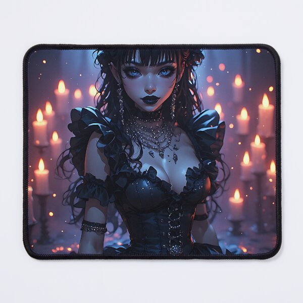 Item preview, Hot Halloween Anime Girl Goth Mommy Waifu Woman designed and sold by Your New Fixation.