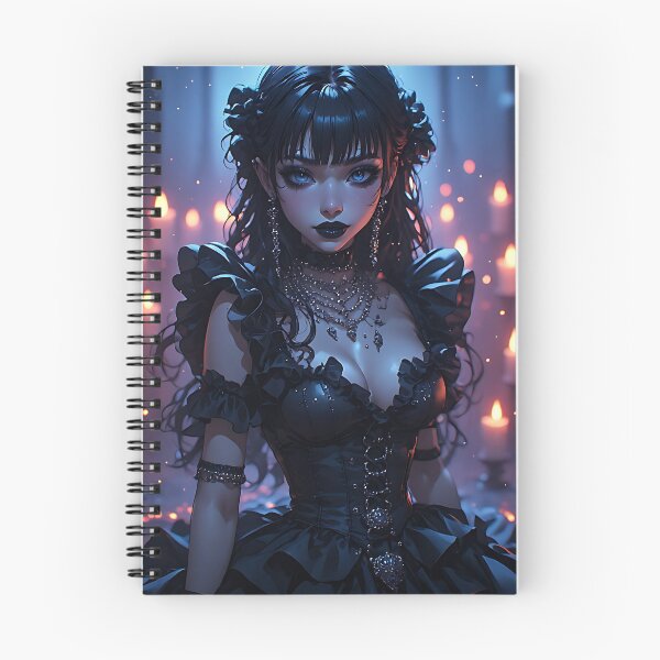 Item preview, Hot Halloween Anime Girl Goth Mommy Waifu Woman designed and sold by Your New Fixation.