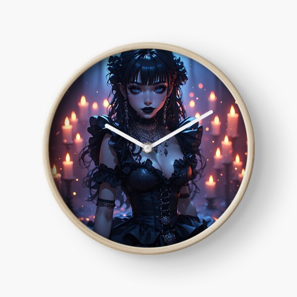 Item preview, Hot Halloween Anime Girl Goth Mommy Waifu Woman designed and sold by Your New Fixation.