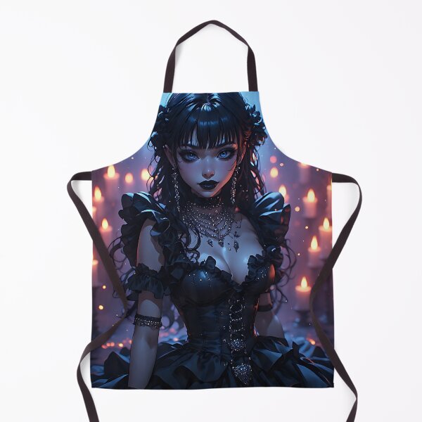 Item preview, Hot Halloween Anime Girl Goth Mommy Waifu Woman designed and sold by Your New Fixation.