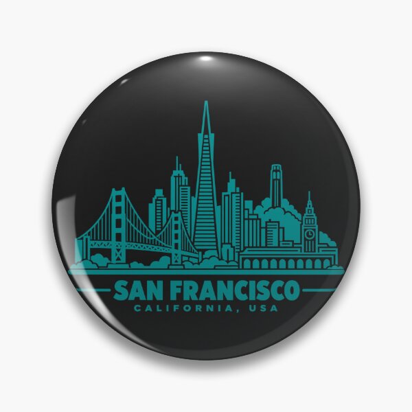 Item preview, San Francisco California USA Line Art Skyline Poster designed and sold by CMYKStudio.
