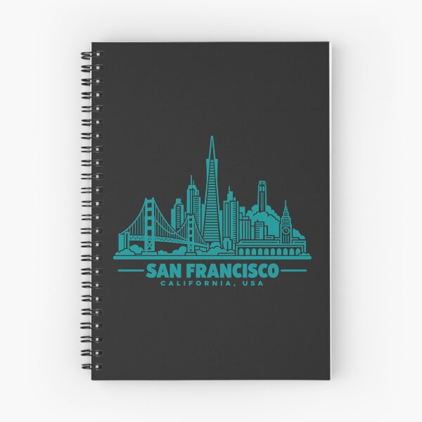 Item preview, San Francisco California USA Line Art Skyline Poster designed and sold by CMYKStudio.