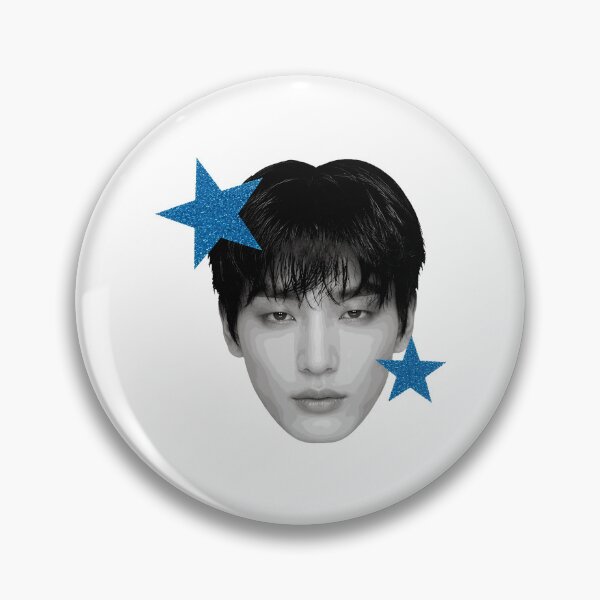 Item preview, Trendy Idol Portrait Blue Stars Tee designed and sold by tranhuonggiang.