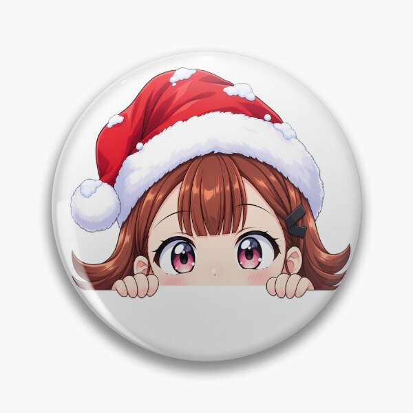 Item preview, Ren Yamai Komi Cant Communicate Christmas Peeking Chibi designed and sold by mildaclairmo.