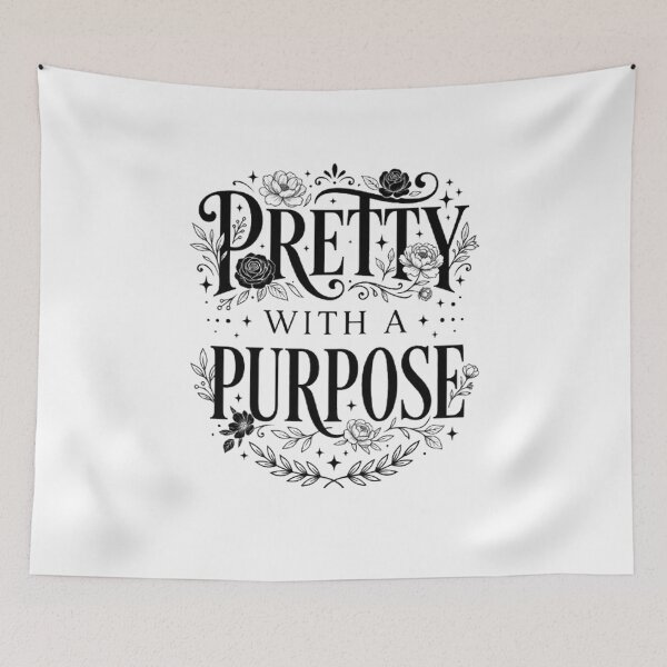 Item preview, Pretty with a purpose Graphic designed and sold by Graphinity-Studio.