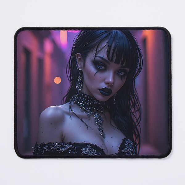 Item preview, Hot Halloween Anime Girl Goth Mommy Waifu Woman designed and sold by Your New Fixation.