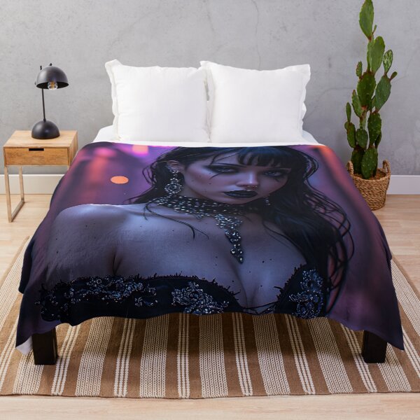 Item preview, Hot Halloween Anime Girl Goth Mommy Waifu Woman designed and sold by Your New Fixation.