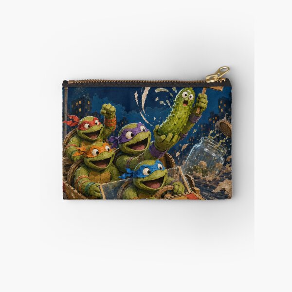 Item preview, The Last Pickle Turtle Rescue – Whimsical Fantasy Vehicle Art 4 designed and sold by Mirgonhood.