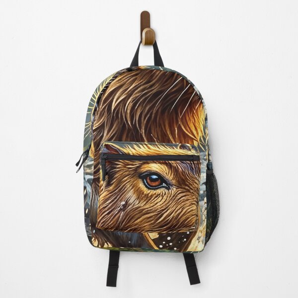 Item preview, Happy Capybara - Jungle River Art designed and sold by Lucid Dream Pixel.