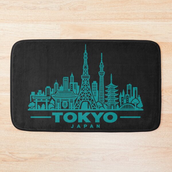 Item preview, Tokyo Japan Line Art Skyline Poster designed and sold by CMYKStudio.