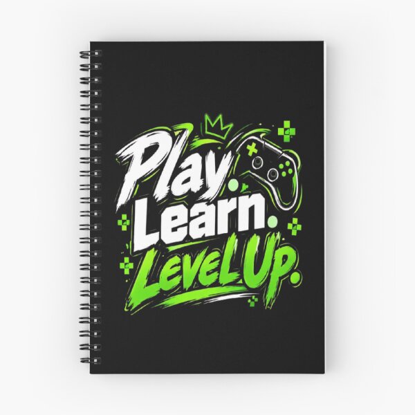 Item preview, Play Learn Level Up – Gaming Education & Personal Growth Motivational Design designed and sold by v6ziix.
