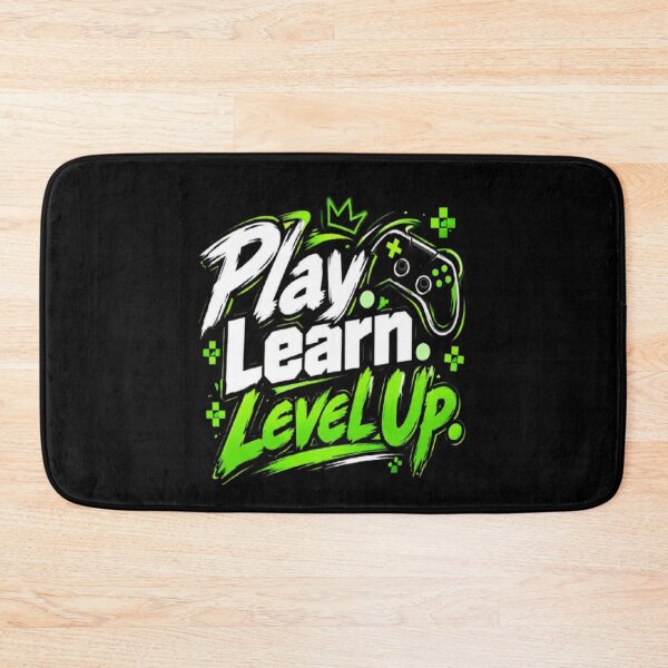 Item preview, Play Learn Level Up – Gaming Education & Personal Growth Motivational Design designed and sold by v6ziix.