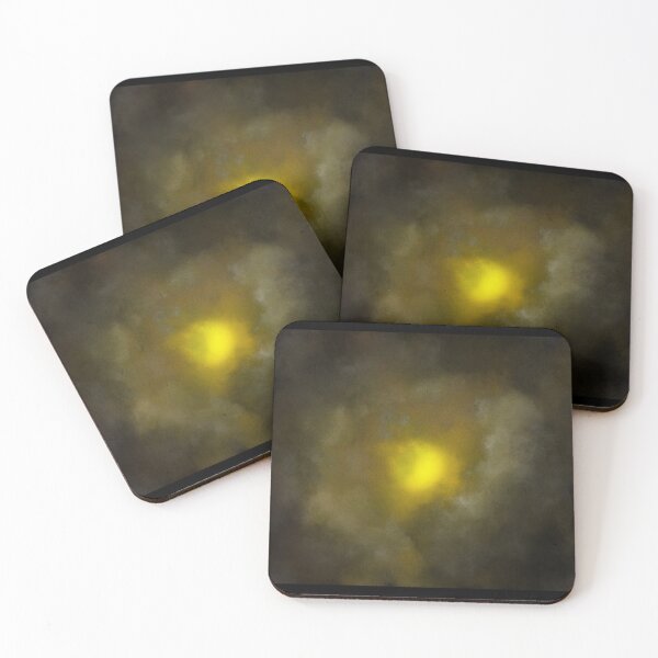 Item preview, A radiant yellow light piercing through dark clouds. designed and sold by a1-x.