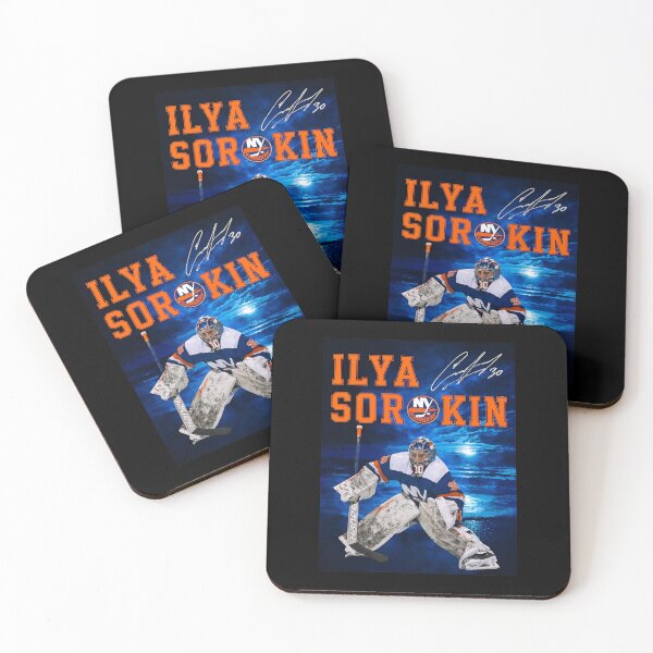 Item preview, Ilya Sorokin Goalie Moonlit Ocean Signature  designed and sold by anthonyperry6.