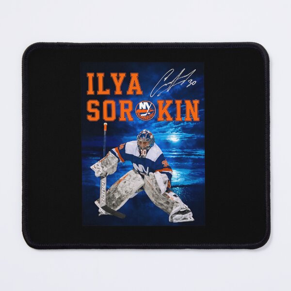 Item preview, Ilya Sorokin Goalie Moonlit Ocean Signature designed and sold by anthonyperry6.