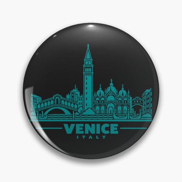 Item preview, Venice Italy Line Art Skyline Poster designed and sold by CMYKStudio.