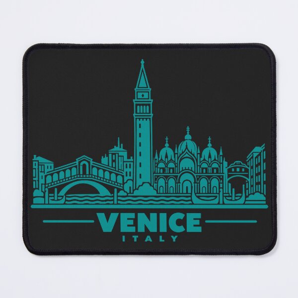 Item preview, Venice Italy Line Art Skyline Poster designed and sold by CMYKStudio.