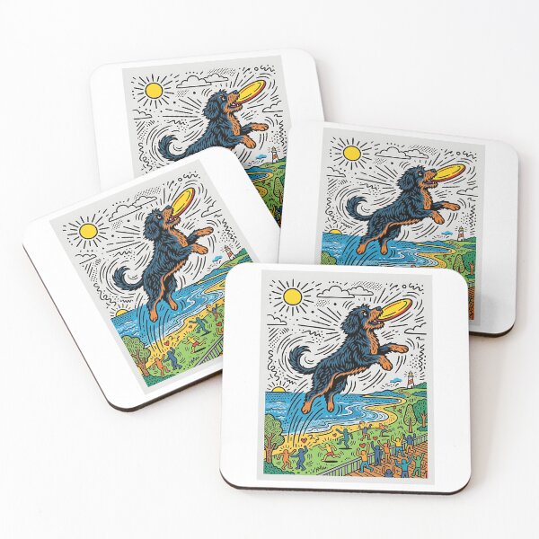 Item preview, Portuguese Water Dog Frisbee Athlete designed and sold by PictoVibe.