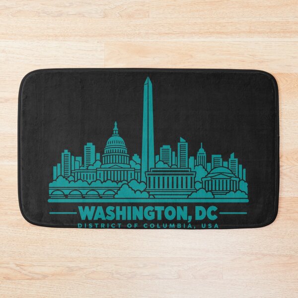 Item preview, Washington DC USA Line Art Skyline Poster designed and sold by CMYKStudio.