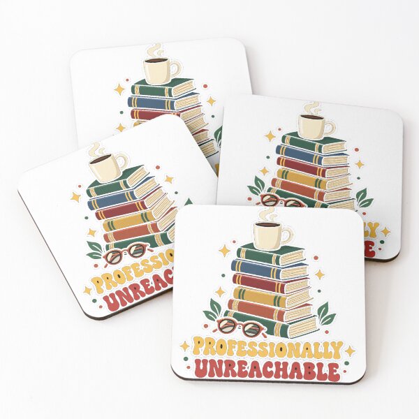 Item preview, Bookworm Gift - Professionally Unreachable designed and sold by RedRubyBubble.