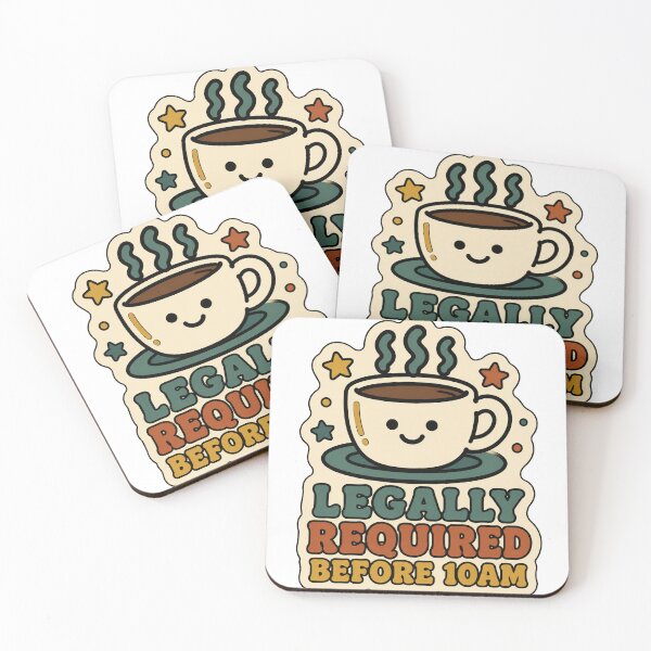 Item preview, Coffee Gift - Legally Required Before 10am designed and sold by RedRubyBubble.