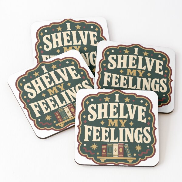 Item preview, Librarian Gift - I Shelve My Feelings designed and sold by RedRubyBubble.