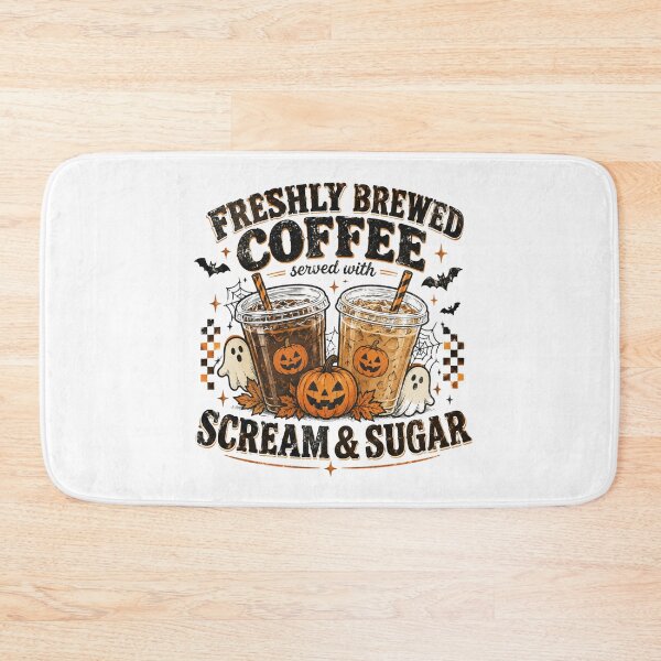 Item preview, Freshly Boo’d Coffee Halloween Ghosts – Scream & Sugar designed and sold by hamadacolonel.