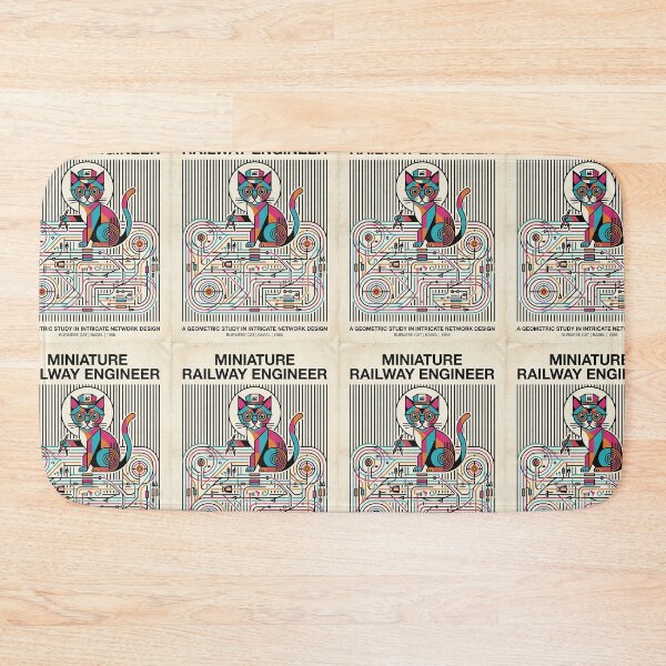 Item preview, Burmese Cat Railway Engineer designed and sold by PictoVibe.