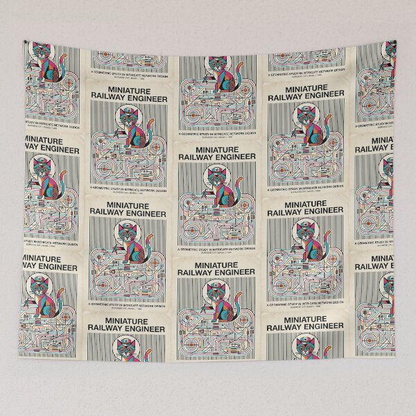 Item preview, Burmese Cat Railway Engineer designed and sold by PictoVibe.