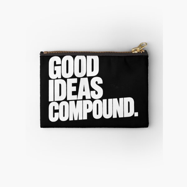 Item preview, Good Ideas Compound Entrepreneur Motivation Quote designed and sold by NOVYXEL.