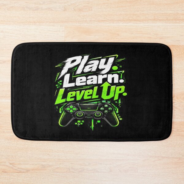 Item preview, Play Learn Level Up Gaming Education & Personal Growth Motivational Design designed and sold by v6ziix.