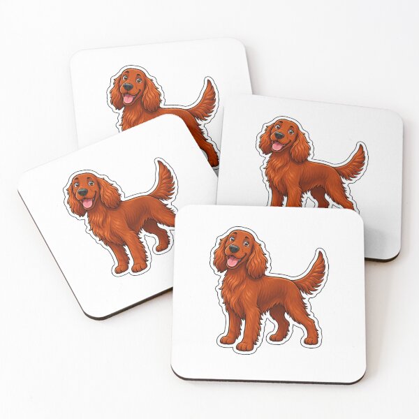 Item preview, Irish Setter Gift - Cute Dog Lover Dog Mom designed and sold by RedRubyBubble.