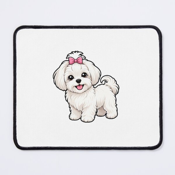 Item preview, Maltese Gift - Cute Dog Lover Dog Mom designed and sold by RedRubyBubble.
