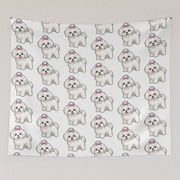 Item preview, Maltese Gift - Cute Dog Lover Dog Mom designed and sold by RedRubyBubble.