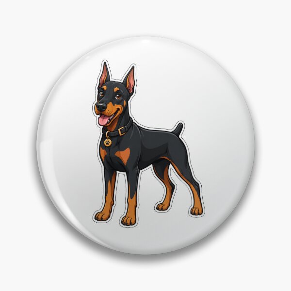 Item preview, Doberman Gift - Pinscher Cute Dog Lover designed and sold by RedRubyBubble.
